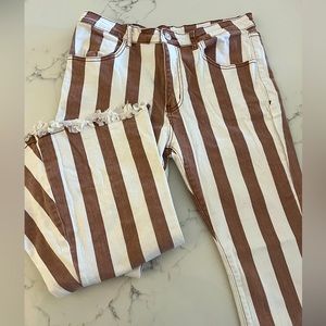 Rust & White Bell Bottoms